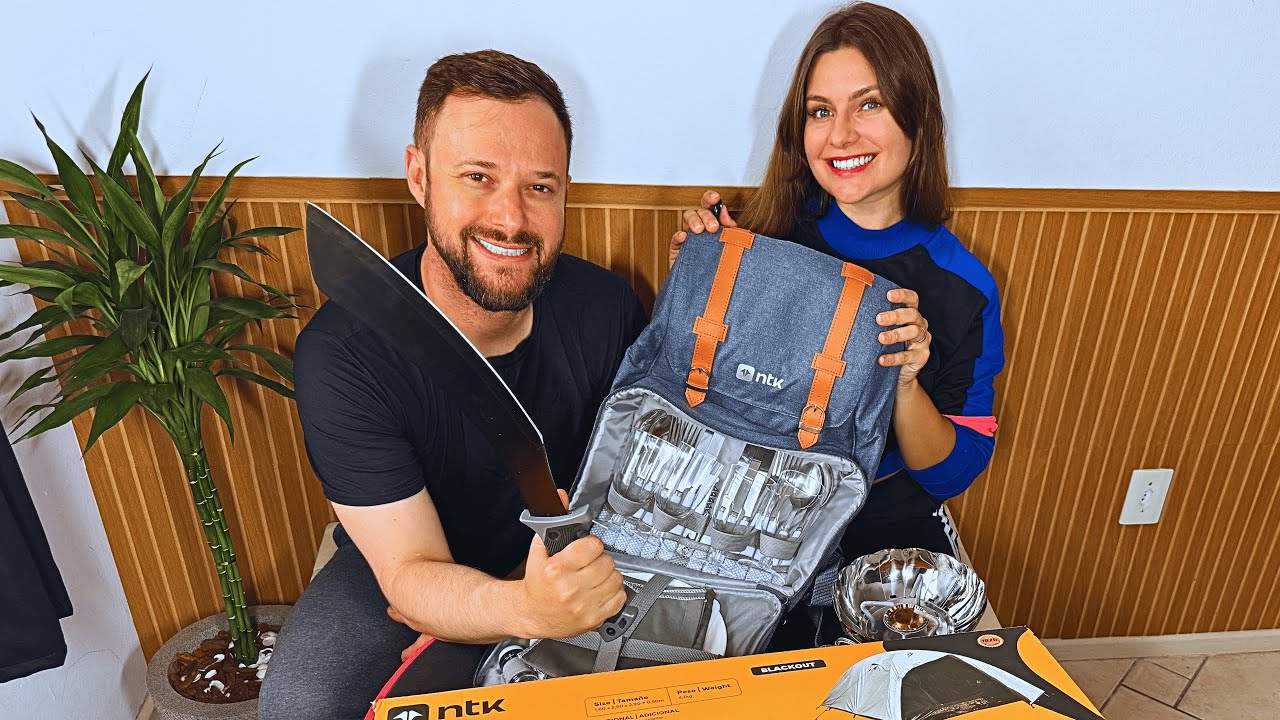 Mostrando tudo que chegou para o camping! ✨