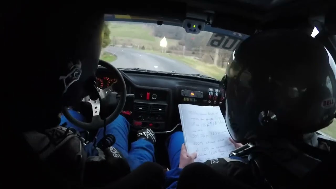 RALLYE DU BALDOMERIEN 2025 camera embarqué 106 n2 CHAPUIS/COUZON Es 6 la Gimond 2eme temps de classe