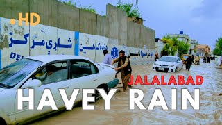 Havey Rain in Jalalabad | طوفانى باران په جلال آباد کى