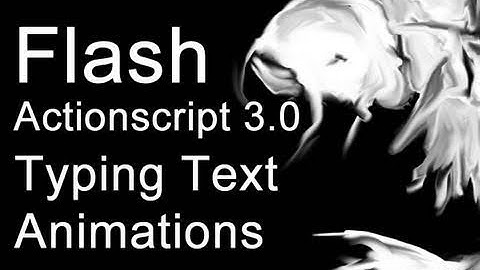 Flash Typing Text Effect Tutorial ActionScript 3.0 Array Programming