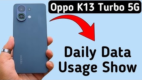 Oppo K13 Turbo 5G Mein Daily Data Usage Kaise Show Kare || How To Show Daily Data Usage On Status Ba