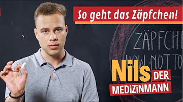 Wie tief muss ein Zäpfchen eingeführt werden?