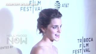 Emma Watson Sizzles In Thigh High Slit Gown At 'The Circle' Screening