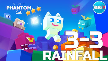 Super Phantom Cat - Level 3-3 - RAINFALL Walkthrough (3 Stars)