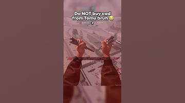 Do NOT Buy COD From Temu Bruh 😭🥀 #callofduty #cod #blackops6 #trickshot #shorts #snd