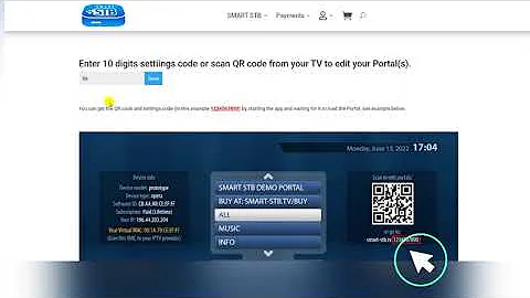How To Change  Portal ( URL ) In Smart STB Though Bar Code .