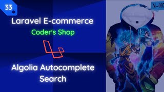 Laravel E-commerce: [33] Algolia Autocomplete Search screenshot 2