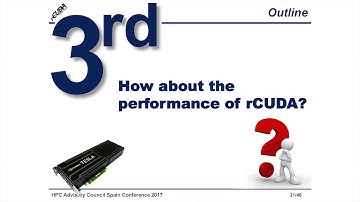 Tutorial Part I: Intro to rCUDA - Federico Silla, Universitat Politècnica de València