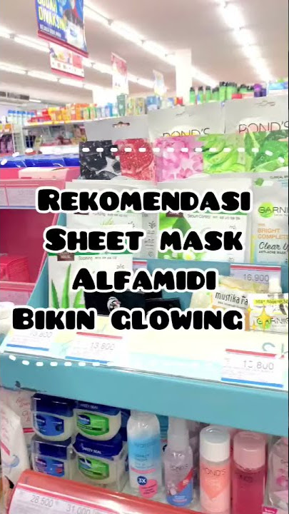 Sheet Mask Alfamidi Bikin Glowing ✨