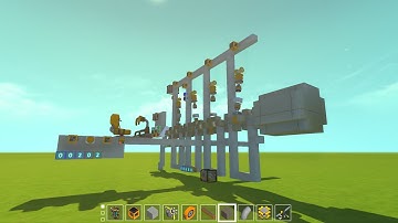 Scrap Mechanic 960 RPM!!!!!!!    FASTEST EVER HIGH SPEED AND TORQUE PISTON ENGINE INLINE 4V