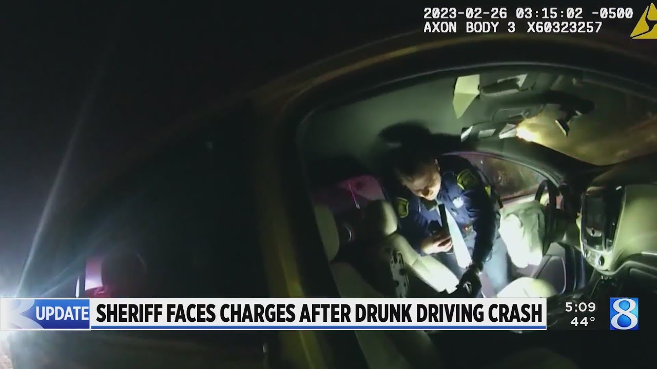 Sheriff faces misdemeanors after February drunken driving crash - YouTube