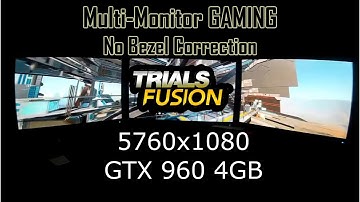 TRIALS FUSION  Multi Monitor Gaming Experience (5760x1080) Nvidia Surround/AMD Eyefinity Remastered