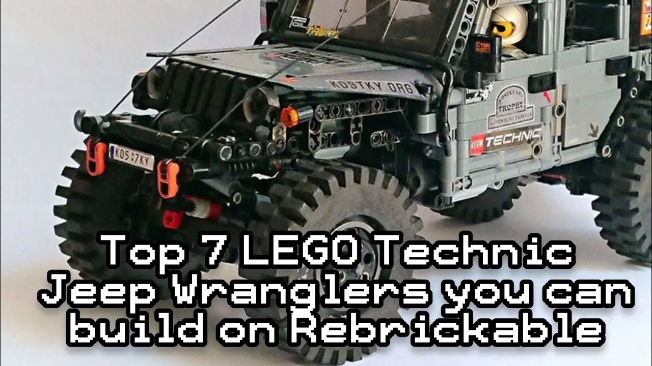 Top 7 LEGO Technic Jeep Wranglers you can build on Rebrickable - YouTube