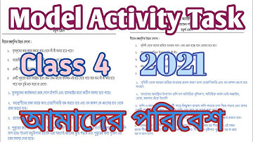 আমাদের পরিবেশ, Class 4 Our Environment model activity task 2021, Class 4 model activity task 2021