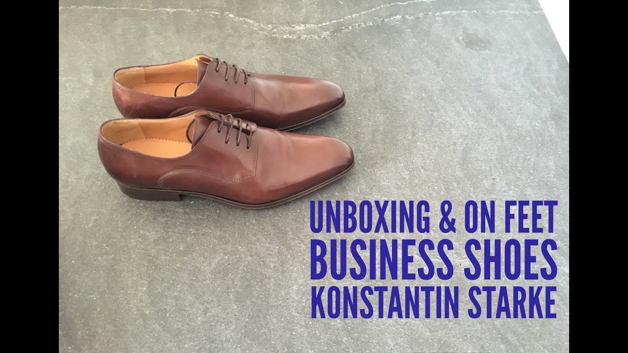Konstantin Starke business shoes | UNBOXING & ON FEET | 2016 | brandnew |  HD - YouTube