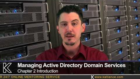 Windows Server 2008 Training Video Course - Managing Active Directory Domain Services - K Alliance