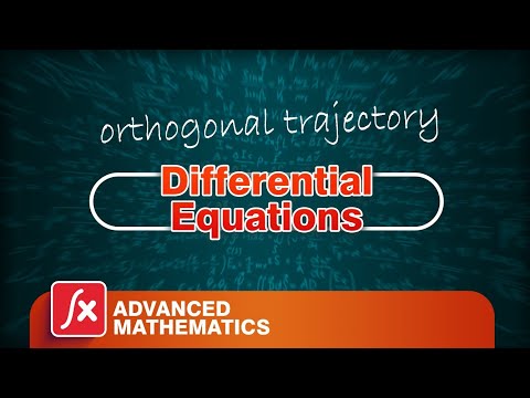 Differential Equations |Orthogonal