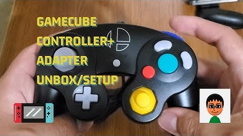 Gamecube Controller+Adapter Unboxing Setup