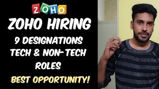 Zoho Bulk Hiring | Apply now | Grab opportunity | Tech &amp; Non-Tech Roles | Tamil | Explained