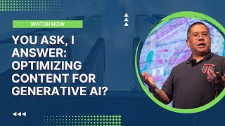 You Ask, I Answer: Optimizing Content for Generative AI? by Christopher Penn 25 views 18 hours ago 3 minutes, 49 seconds