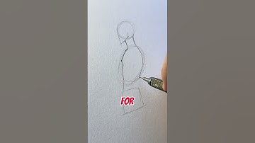 How to draw Body side profile || Jmarron