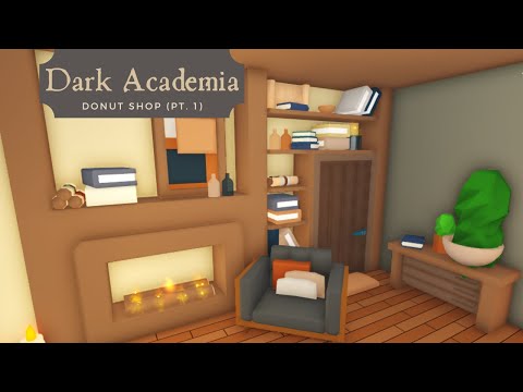 Dark Academia Donut Shop Speed Build (Part 1)🕯️📜| Roblox Adopt Me