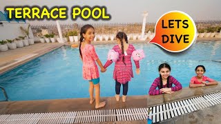 COLD Water 😱 Terrace Pool in Our Hotel | Amritsar Ep. 2 | Harpreet SDC