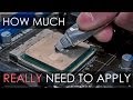 Thermal paste: How much really need to apply and how to do it correctly? Как наносить термопасту?