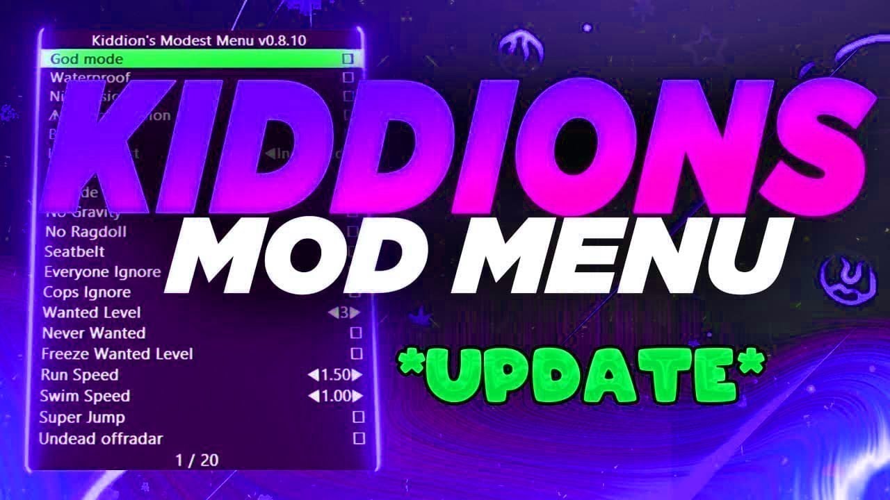 Gta 5 Online Mod Menu PC | Kiddions Mod Menu | Undetected 2023 - YouTube