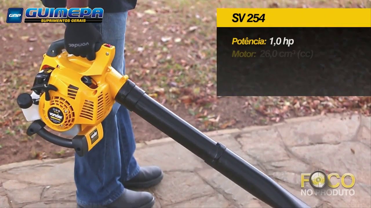 Demonstração dos Sopradores a Gasolina VONDER - GUIMEPA