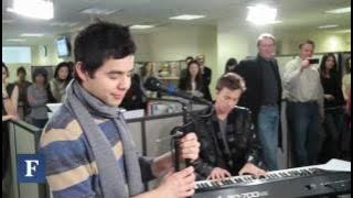 David Archuleta Sings 'The First Noel' in the Forbes Newsroom