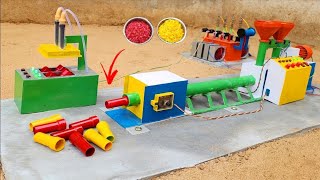 DIY Mini PVC Pipe ExtrusionMachine |PVC PipeManufacturing Plant |ScienceProject