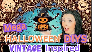 HALLOWEEN DIYS you GOTTA SEE ‍♂retro/vintage inspired diy crafts and decor for every spook‍♀