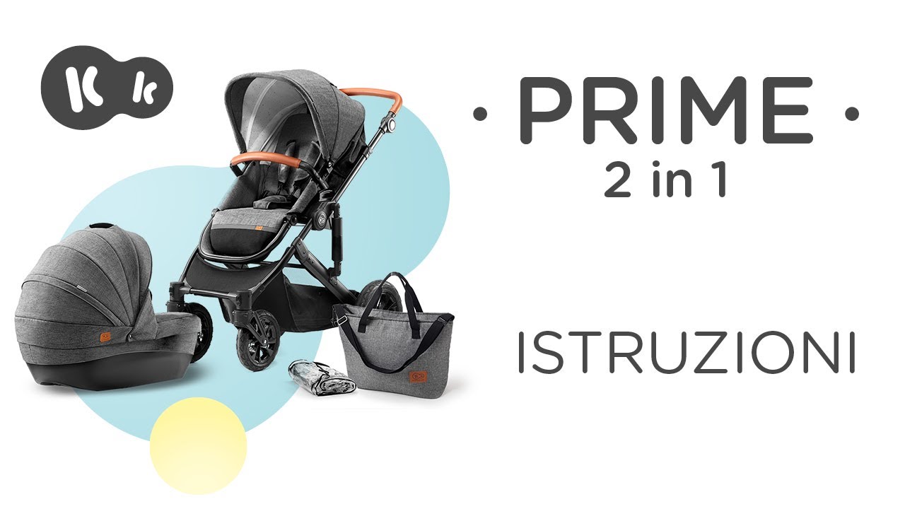 kinderkraft prime 2 in 1 pushchair