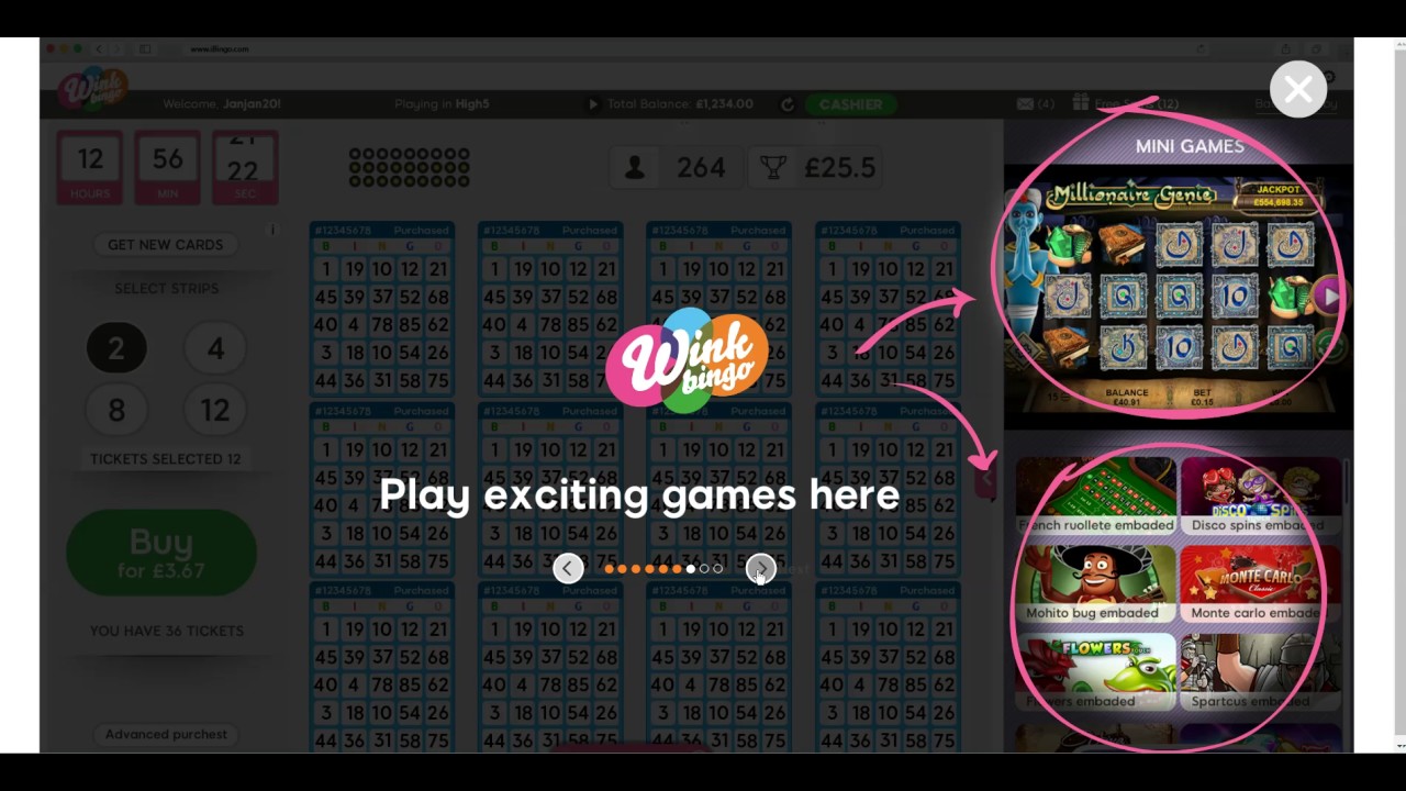 How to play Wink Bingo