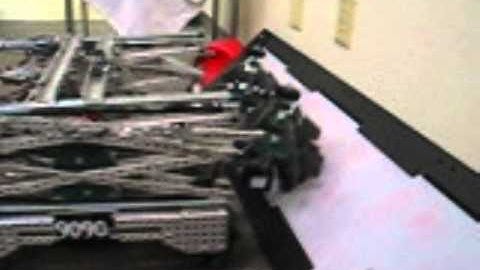 9090C Toss Up Robot : 45 degree bump climb