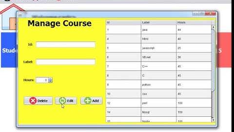 student management system in java with mysql database