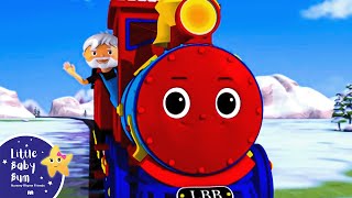 Train Song | Little Baby Bum | Cars, Trucks & Vehicles Cartoon | Moonbug Kids