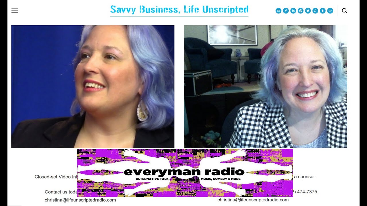 EverymanRadio 33 Interview with Christina Rivera host of Savvy Business