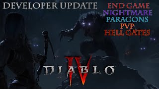 Diablo IV Dev Update End Game