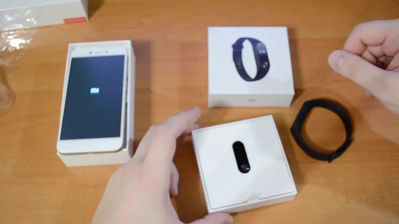Xiaomi Redmi 4x Pro Mi Band2 YouTube