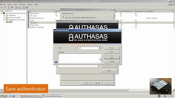 Authasas - An administrator enrolls card in User Viewer