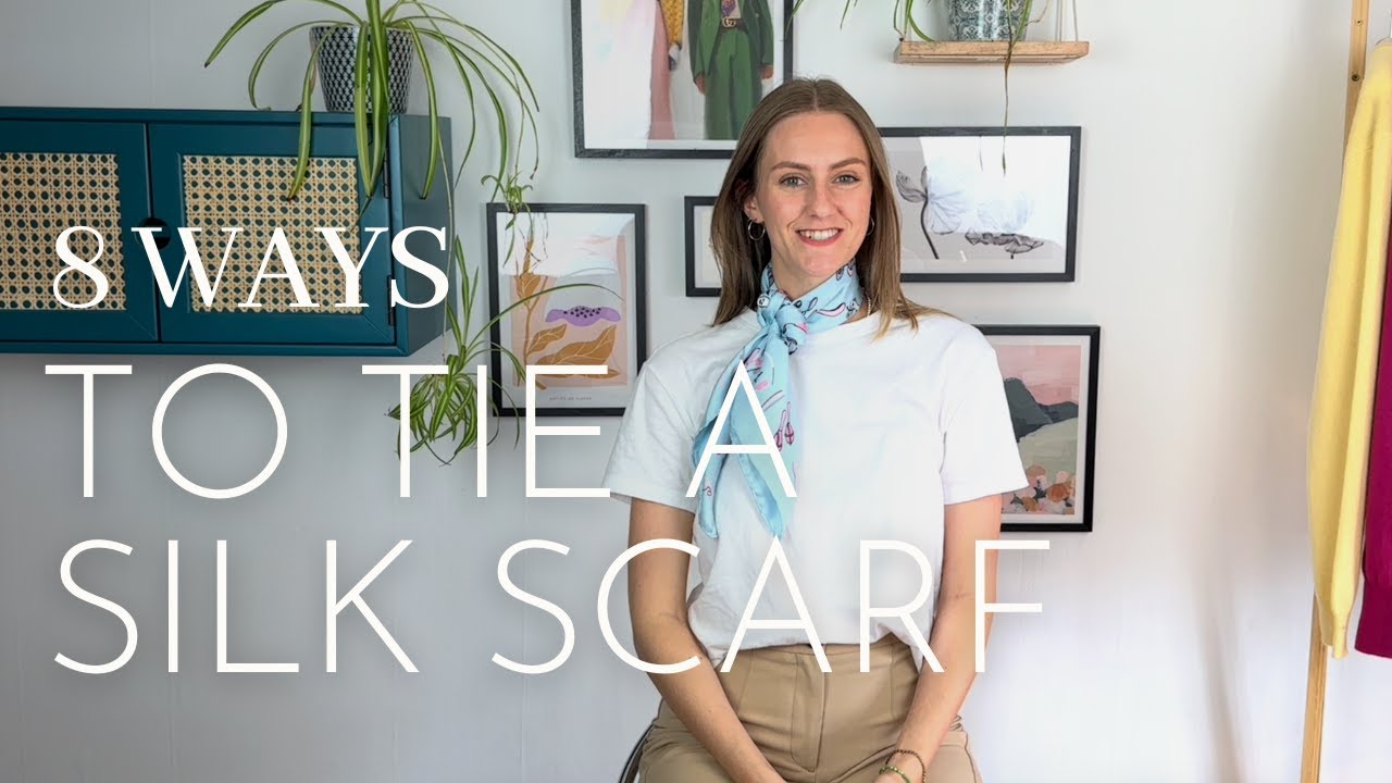 How to tie a silk scarf — Trove Fashion