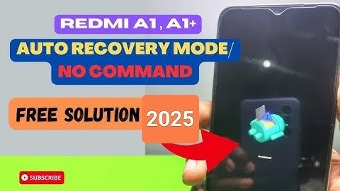 📱 Redmi A1 Plus Auto Recovery Mode Problem Solution | 100% Working Fix 🔧