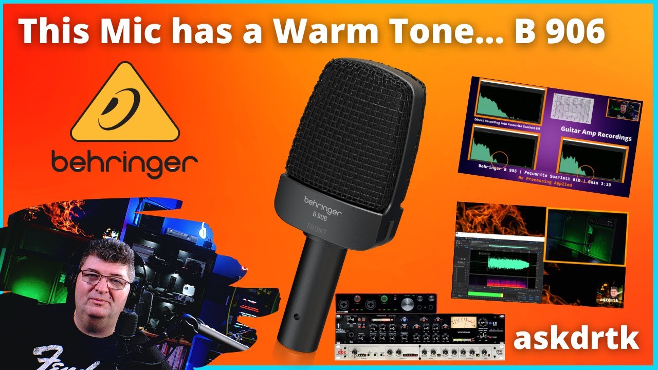 Behringer B906 Detailed Mic Review and Tests YouTube