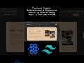 Frontend Project : Build a Modern &amp; Responsive Dessert 🍰 Website Using React Js and Tailwind CSS