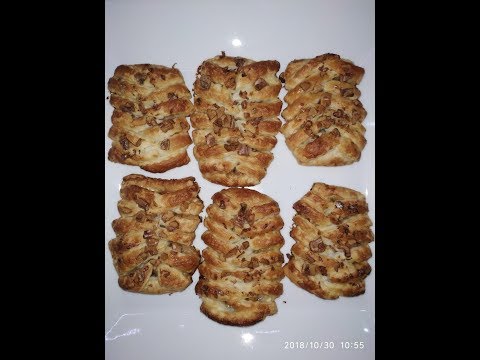 Video: Come Fare I Biscotti Di Pasta Sfoglia Alle Noci