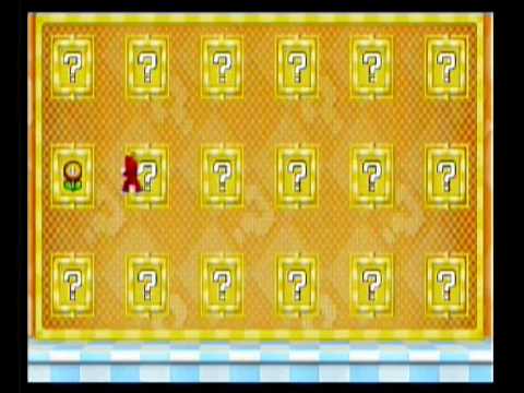 New Super Mario Bros Wii Red Mushroom House Chart