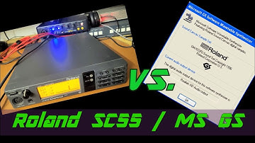 Comparison: Roland SC-55 MK1 VS. Microsoft GS Software Synthesizer