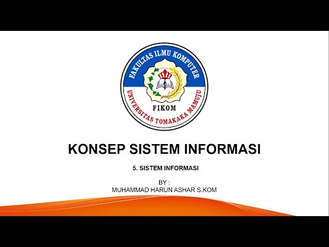 Video: Apa saja lima komponen yang membentuk sistem informasi?